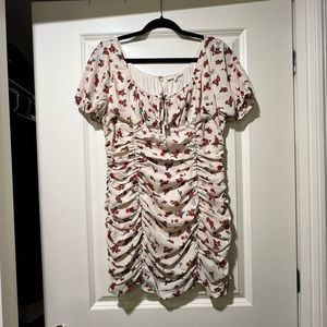 LA Hearts PacSun Floral Ruched Dress - XL